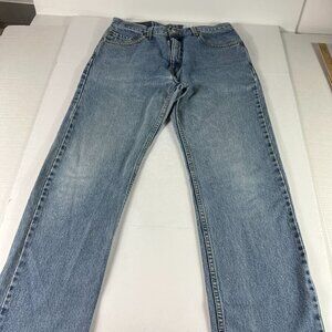 VTG 90s Levi's Jeans Men's 32x31* 505 Straight Blue Faded Cotton Denim Tag 34x32